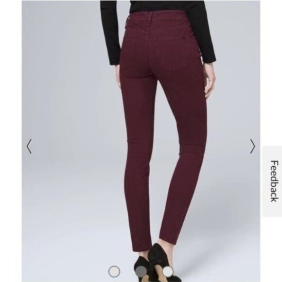NWT White House Black Market Mid-Rise Skinny Ankle Jeans - Picture 3 of 4